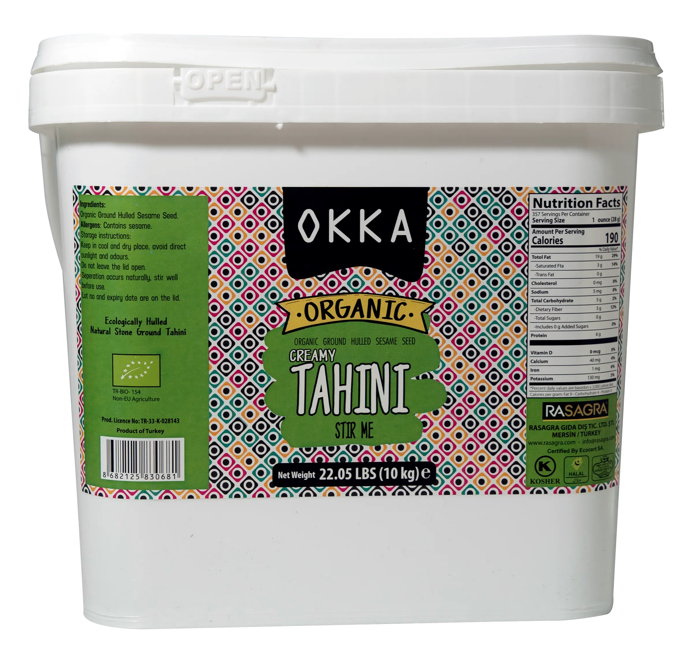 Organik Tahin 10 KG